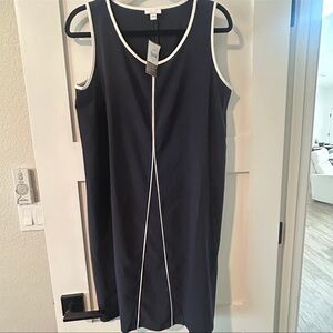 J Jill Fit Navy A Line Dress